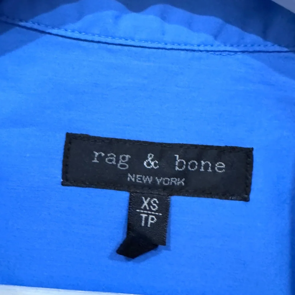 NWOT Rag & Bone Maxine Button-up Blue Shirt in XS - Picture 5 of 9